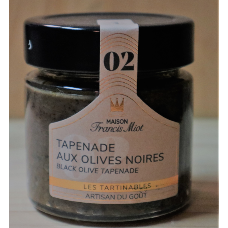 Tapenade aux olives noires - Épicerie fine
