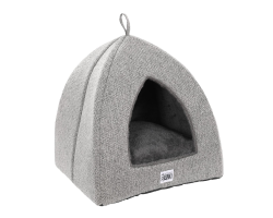 Niche d'intérieur pour chat en peluche - Confort et sécurité