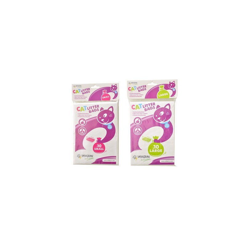 Sachets L pour bac à chat - Lot de 10 | Chats