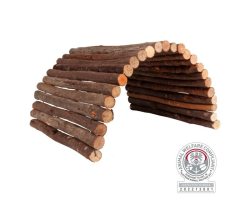 Pont flexible en bois pour rongeurs - Accessoire idéal