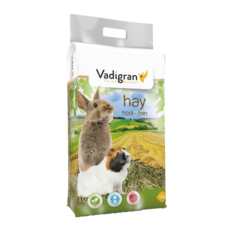 Foin 30L - 1Kg pour rongeurs | Aliment complémentaire 100% naturel