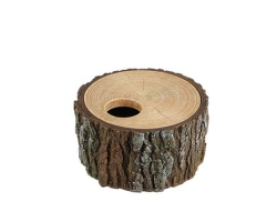 Abri pour reptiles arbre brun - Refuge naturel et décoratif