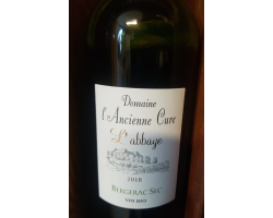 Domaine de L'Ancienne Cure L'Abbaye Bergerac sec - Vin blanc raffiné