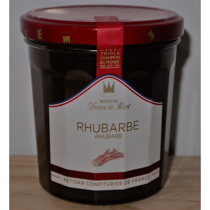 Confiture Rhubarbe Artisanale - Épicerie Fine