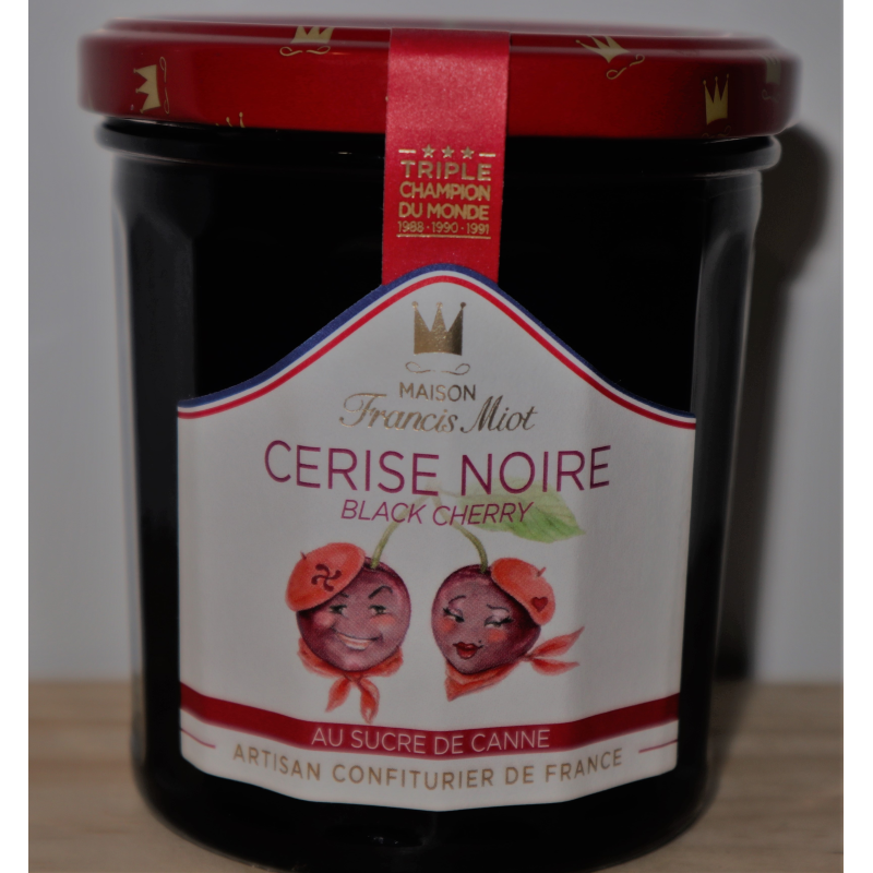 Confiture cerise noire - Épicerie fine artisanale