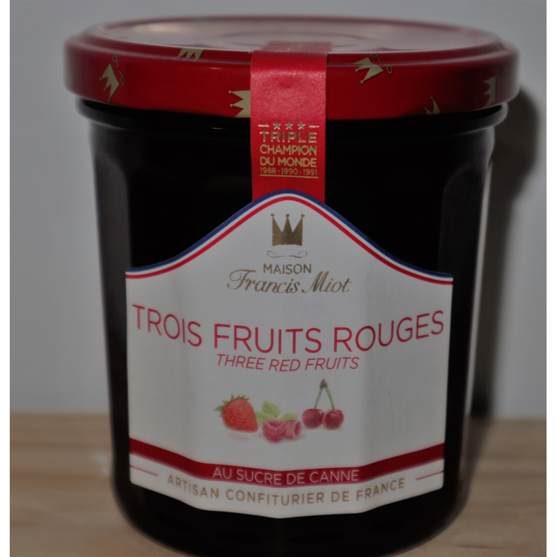 Confiture trois fruits rouges - Épicerie Fine