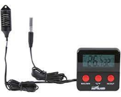 Thermomètre / Hygromètre digital avec sonde Trixie pour terrarium