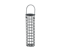 Silo support boules de graisses DAISY noir 32cm pour oiseaux