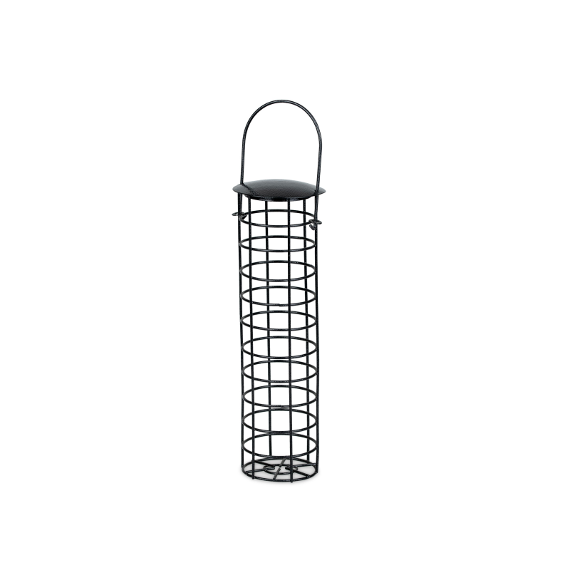 Silo support boules de graisses DAISY noir 32cm pour oiseaux