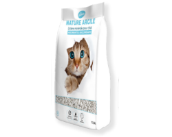 Litière agglomérante nature Argile 13,5L pour chats