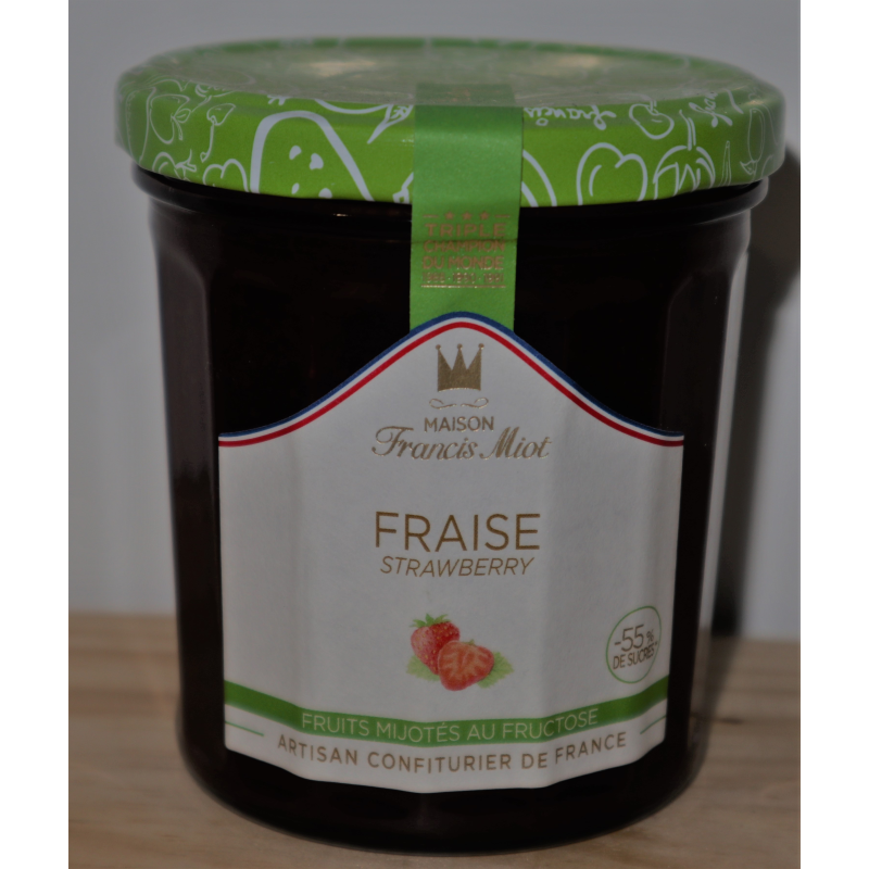 Confiture de fraise au fructose - Épicerie Fine
