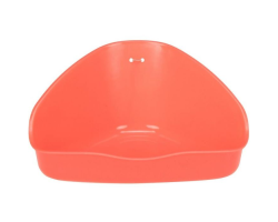 Bac à litière d'angle pour rongeurs - Accessoires pratiques