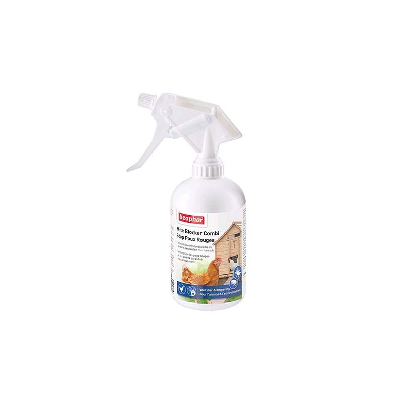 Spray Stop Poux Rouges - Protection efficace pour oiseaux et gallinacés