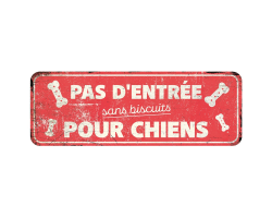 Panneau d'avertissement 2 - Plaque de sécurité humoristique en métal