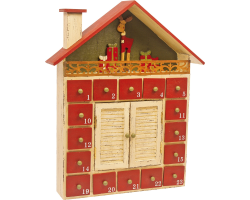 Calendrier de l'avent bois vide - Personnalisez vos surprises