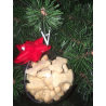 Boule de Noël 100mm biscuits pour chien AGC - Décoration festive et gourmande
