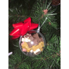 Boule de Noël 60mm BONY + BARBECUE MIX pour chien | Décoration festive et savoureuse
