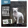 Calendrier chien 2026 - Stafford Shire Bull Terrier