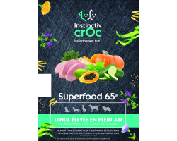 Croquettes Superfood petite race - Dinde - Instinctiv crOc