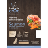 Croquettes sans céréales au saumon pour chiot de grande race - INSTINCTIV CROC