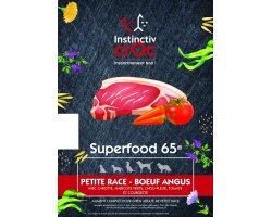 Croquettes Superfood Boeuf Angus pour chien de petite race - 2kg