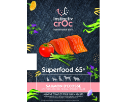 Croquettes superfood sans céréales au saumon d'Écosse pour chien | Instinctiv Croc