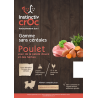 Croquettes sans céréales au poulet pour chien de petite race - INSTINCTIV CROC