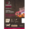 Croquettes sans céréales au venaison pour chien - INSTINCTIV CROC