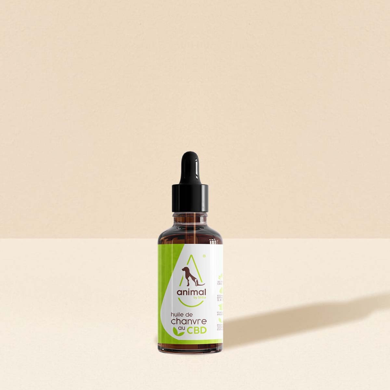 Huile 2% CBD Animal pour chiens et chats - 50ml de chanvre biologique