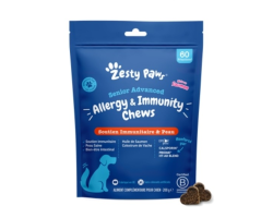 Zesty Paws Senior Advanced Allergy & Immunity Chews 60ct pour chiens