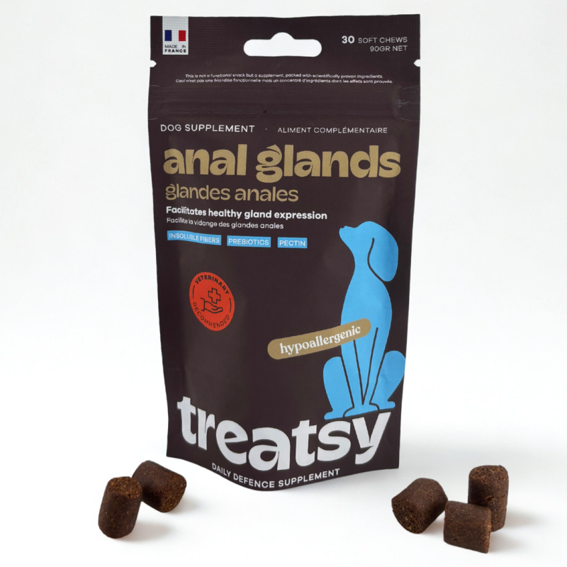 Treatsy Daily Defence Glandes Anales pour Chien - Complément Digestif