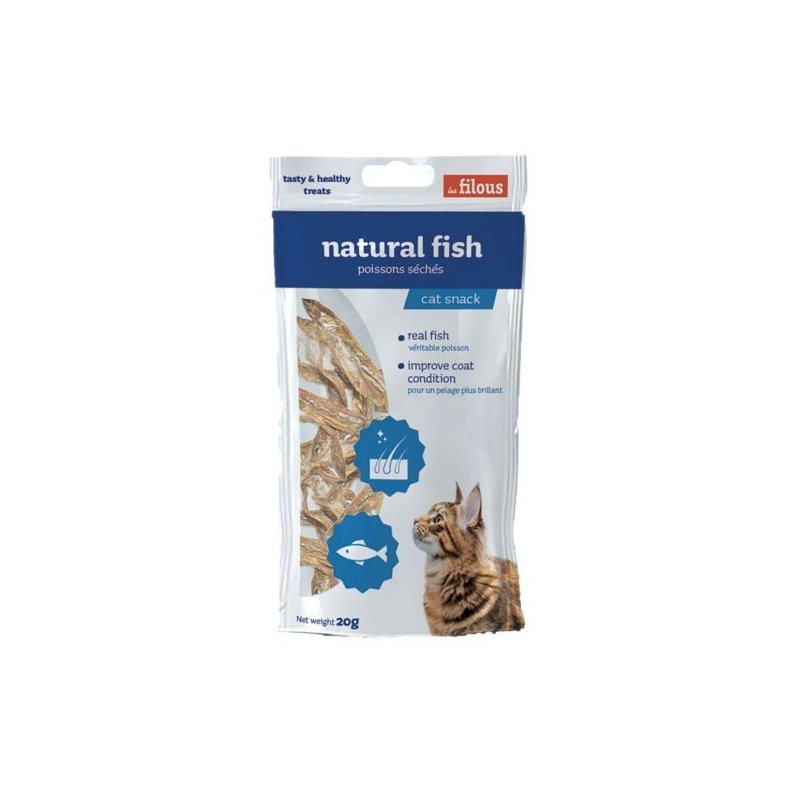 Snack pour chat ou chien - poissons séchés | Friandises naturelles