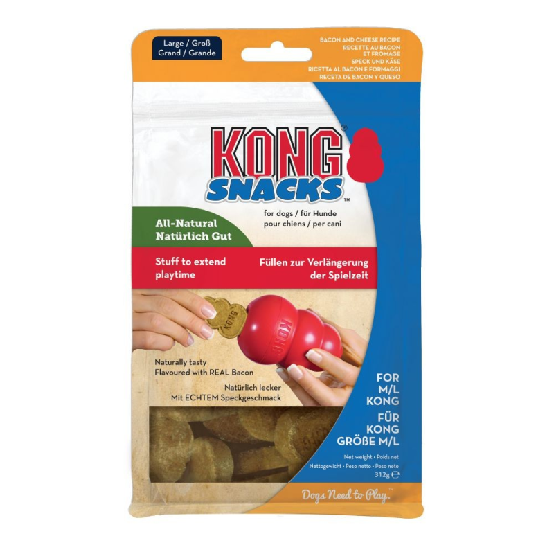 Friandises Snacks™ Bacon & Cheese KONG pour chien - 100% naturels