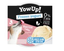 Yaourt glacé Yowup pour chiens et chats - Tarte au bacon