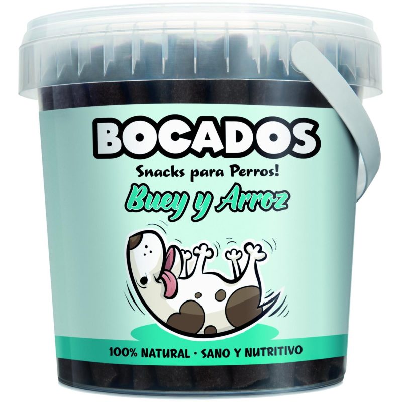 Barres Bocados bœuf et riz - 800g pour chiens | Aliment complémentaire