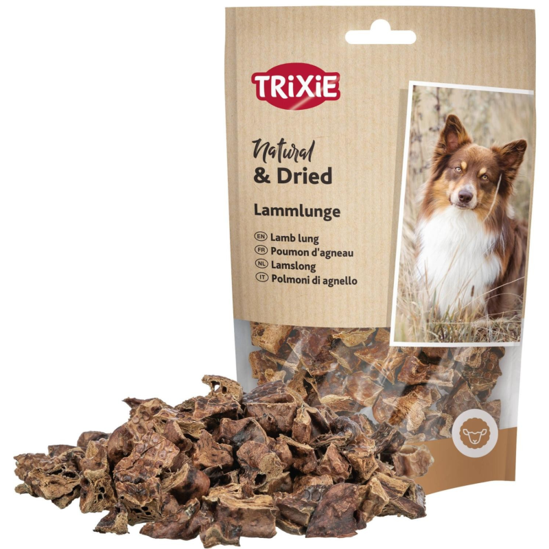 Poumon d'agneau 80g - Trixie | Friandise naturelle pour chiens