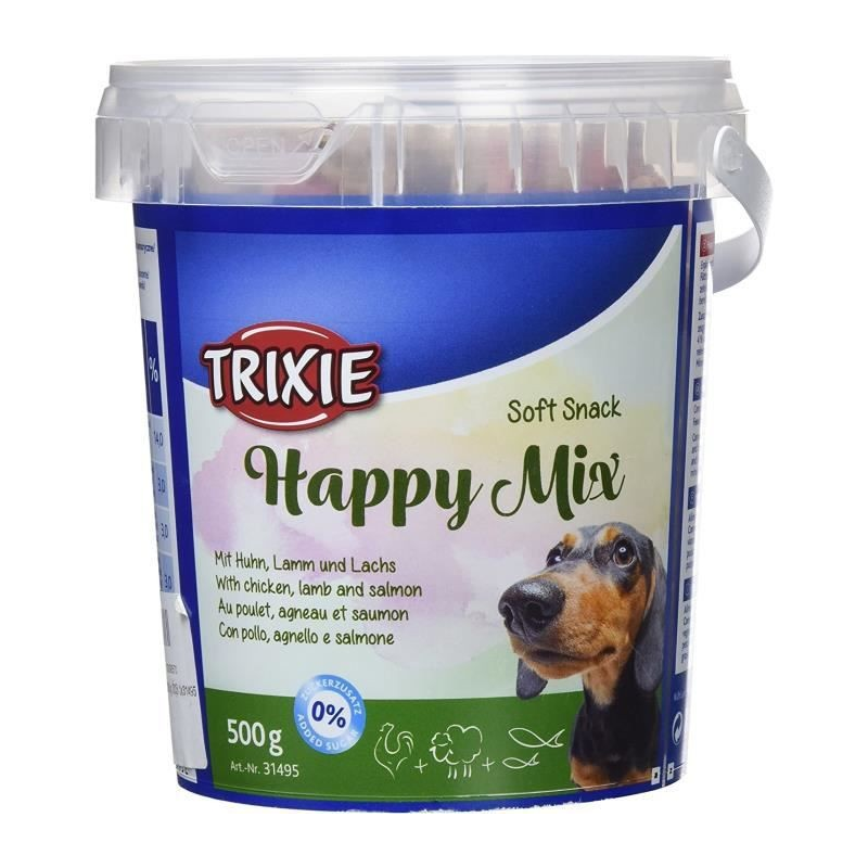 Snack Happy Mix 500g - Friandises pour chiens | Trixie