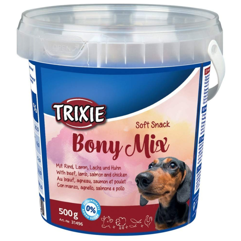 Snack chien Bony Mix Trixie - Friandises moelleuses pour chien