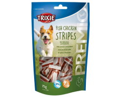Premio stripe poulet & lieu jaune 75g - Trixie pour chiens
