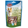 Premio stripe poulet & lieu jaune 75g - Trixie pour chiens