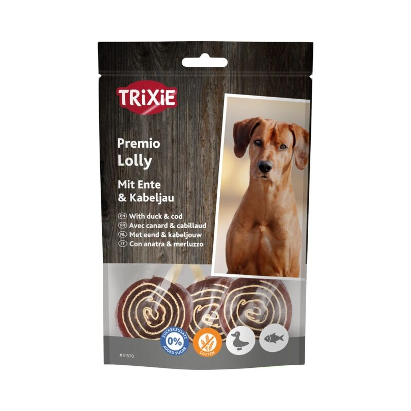 Sucette Lolly au canard & cabillaud pour chien - Trixie