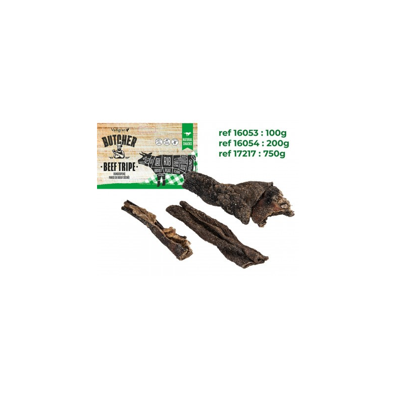 Panse de bœuf séchée 100g - Friandises naturelles pour chien