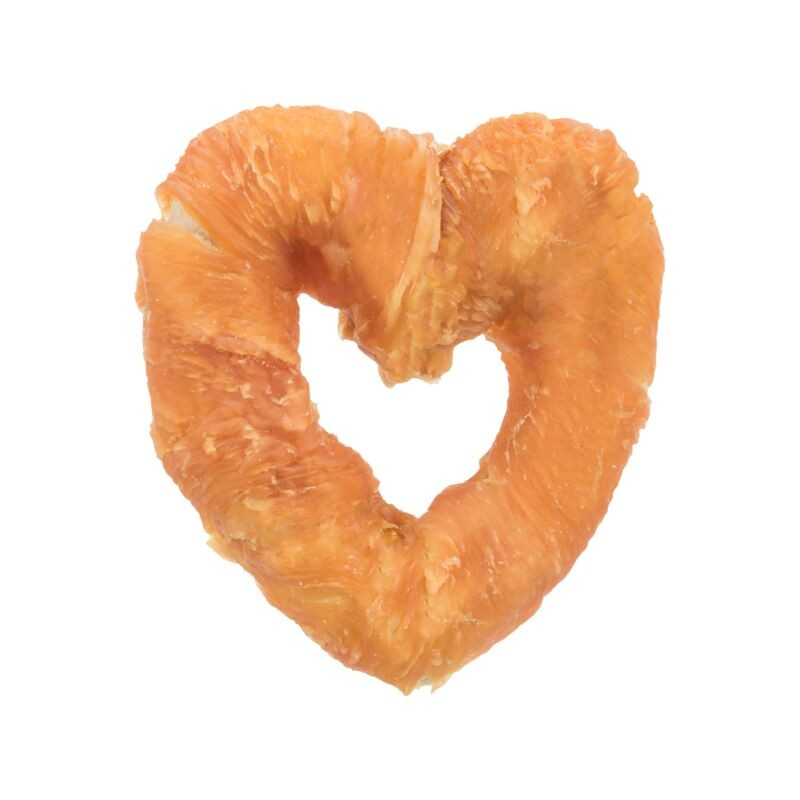 Denta fun en forme de coeur au poulet pour chiens | Friandise Savoureuse