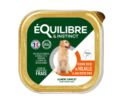 Pâtées riches en volaille & petits pois pour chien âgé - Alimentation complète