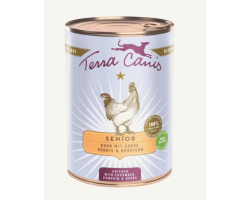 Terra Canis SENIOR poulet avec concombre et potiron - alimentation pour chiens âgés