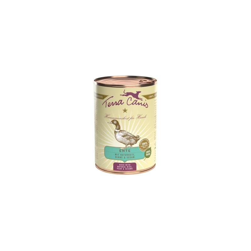 Terra Canis classic canard au riz complet - Nourriture humide pour chien
