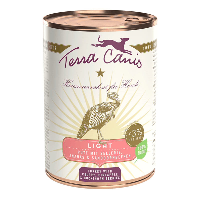 Terra Canis Light Dinde - Nourriture humide pour chien
