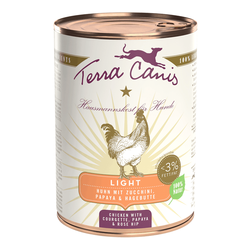 Terra Canis Light Poulet - Nourriture humide premium pour chiens