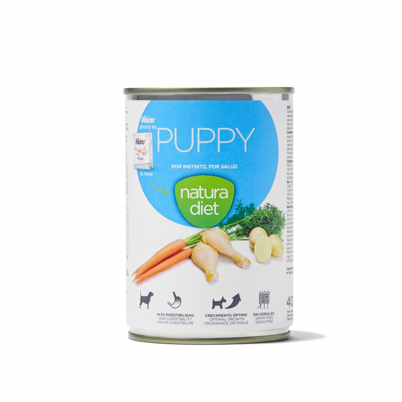 Natura Diet Pâtée Puppy 400g - Nutrition Premium pour Chiots