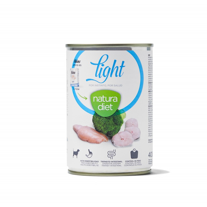 Natura Diet Pâtée light pour chien 400g - Bien-être et Vitalité